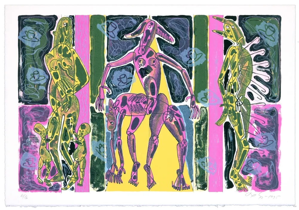 Литография Nørgaard - Sans titre