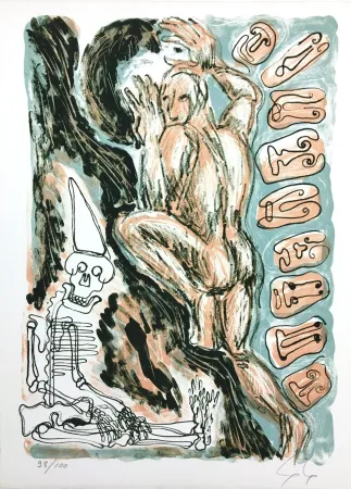 Литография Nørgaard - Sans titre