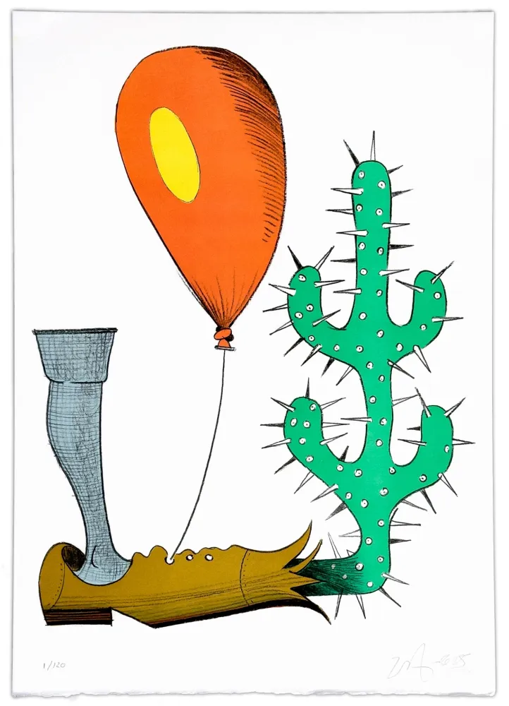 Литография Nørgard - Le début de l'amitié de toute une vie 