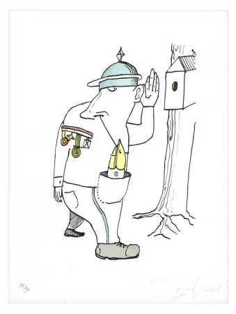 Литография Nørgard - Médaille