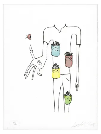 Литография Nørgard - Poche à bonbon