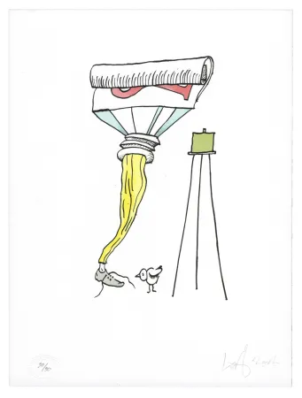 Литография Nørgard - Tube de dentifrice