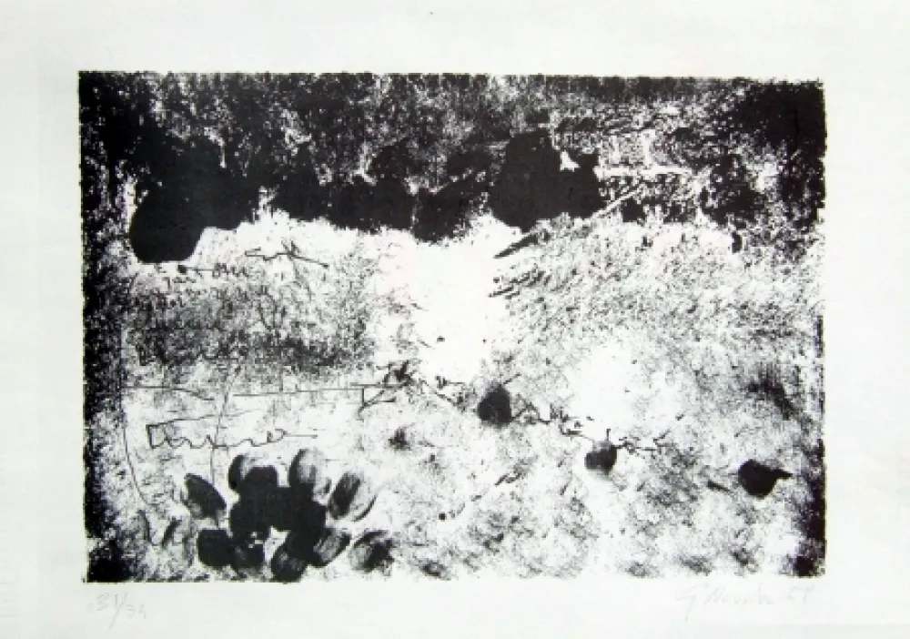 Литография Novelli - Senza titolo