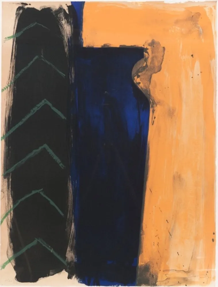 Литография Nupen - Adieu XXème