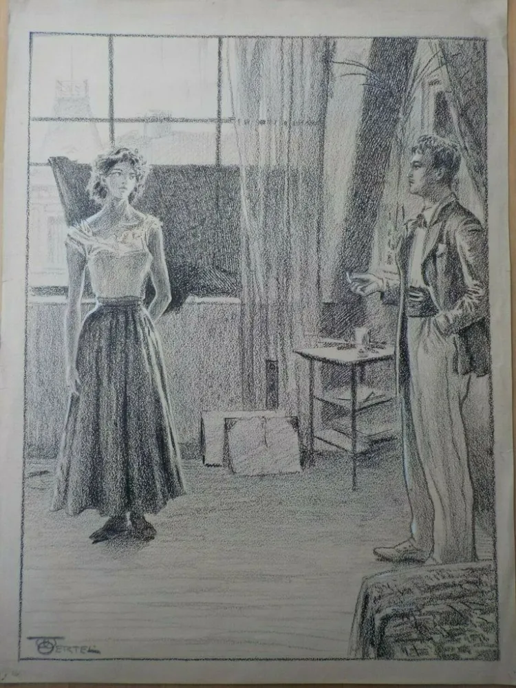 Нет Никаких Технических Oertel - Maler und Modell / Artist and Model