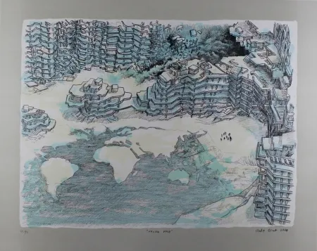 Литография Oiwa - North Pole