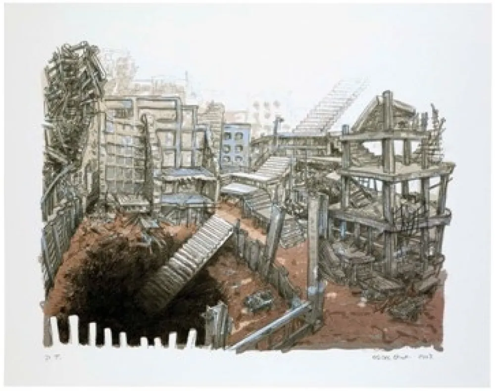 Литография Oiwa - STAIRS