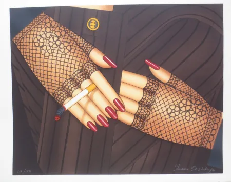 Литография Okshteyn - Les mains