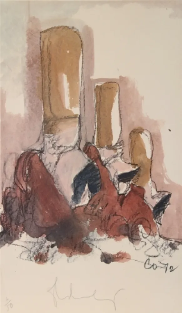 Литография Oldenburg - Fagends Carved in Rock, Fagend Canyon