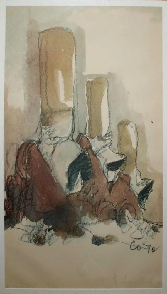 Литография Oldenburg - Fagends Carved in Rock Fagend Canyon