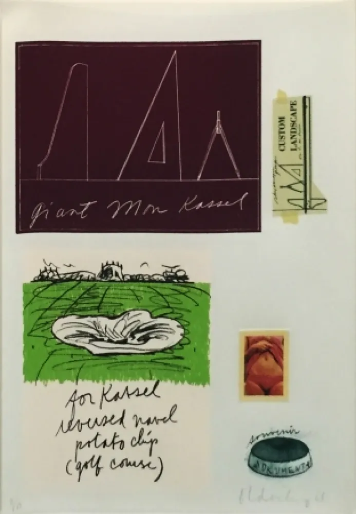 Литография Oldenburg - NOTES (KASSEL)