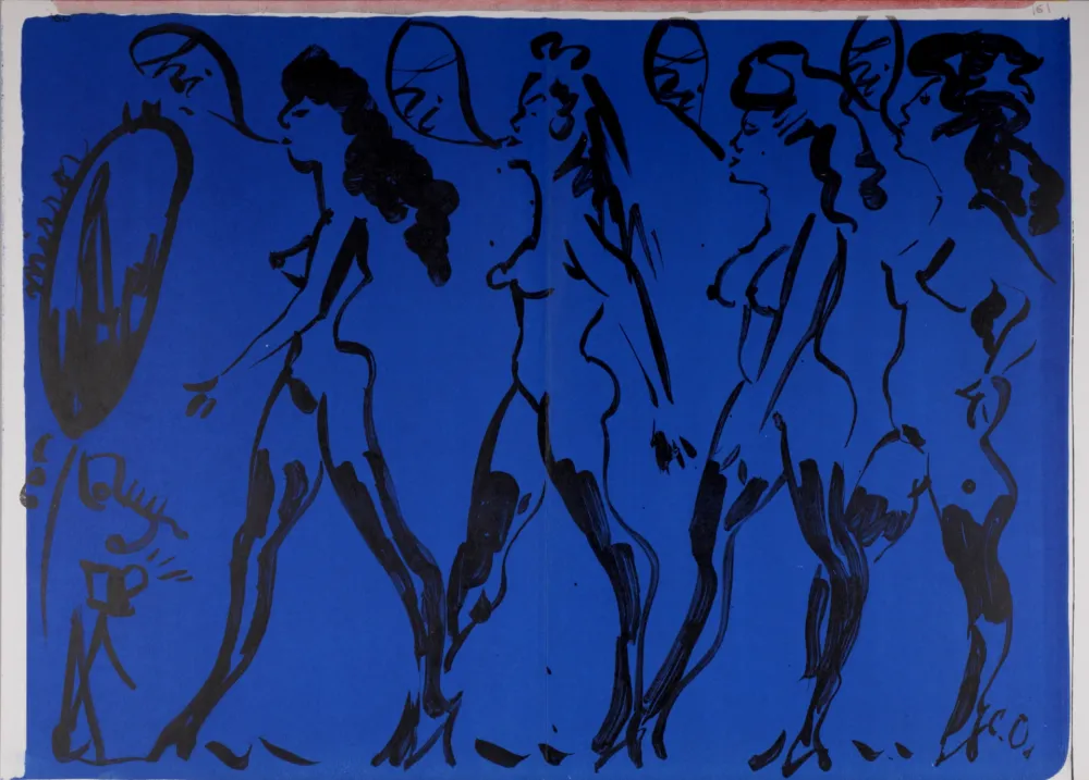 Литография Oldenburg - Parade of Women, 1964