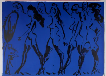 Литография Oldenburg - Parade of Women, 1964