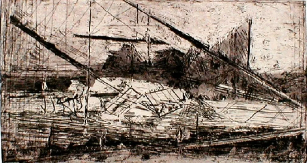 Офорт Oliveira - Emerson Site I