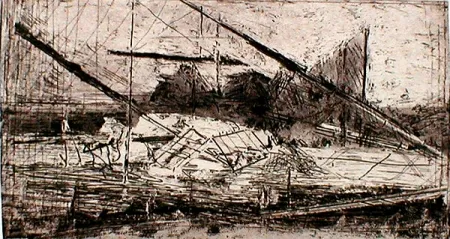 Офорт Oliveira - Emerson Site I