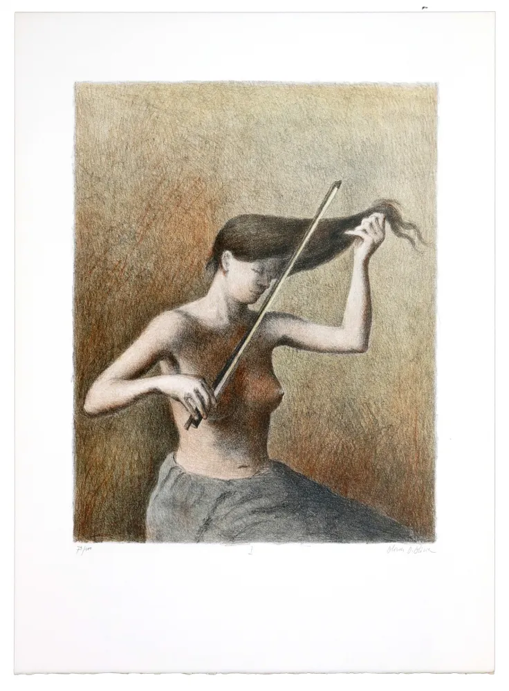 Литография Olivier O - Romances Muettes (Le menuet des poux)