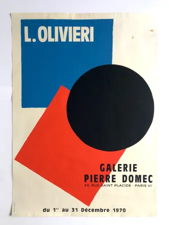 Афиша Olivieri - Galerie Pierre Domec