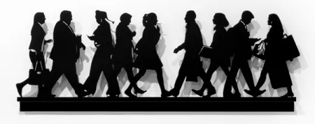 Многоэкземплярное Произведение Opie - City Walkers 1