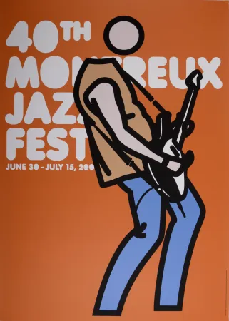 Сериграфия Opie - Montreux Jazz Festival, 2006