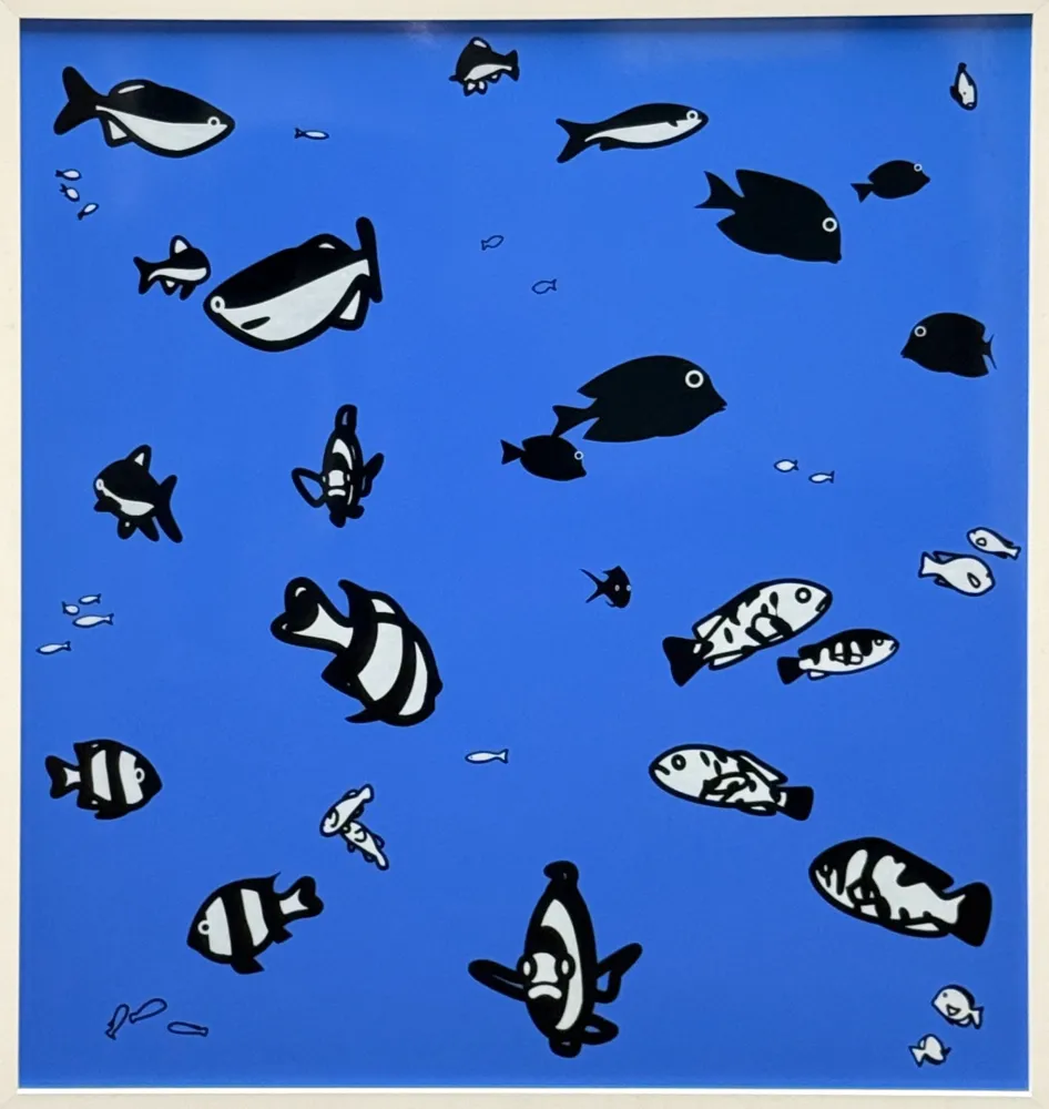 Сериграфия Opie - We swam amongst the fishes (Version 2)