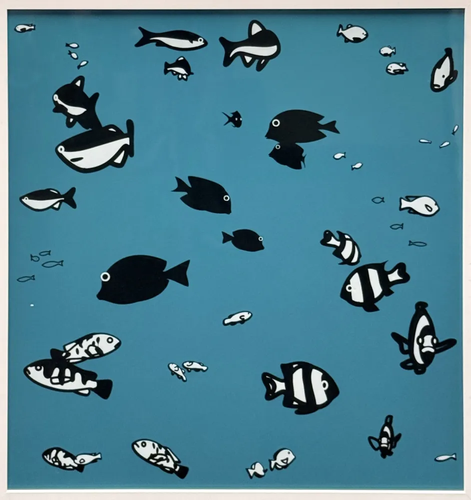 Сериграфия Opie - We swam amongst the fishes (version 4)