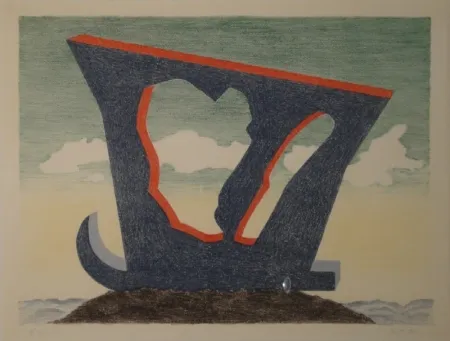 Литография Oppenheim - Le grand liparide, Silberschwanz. 