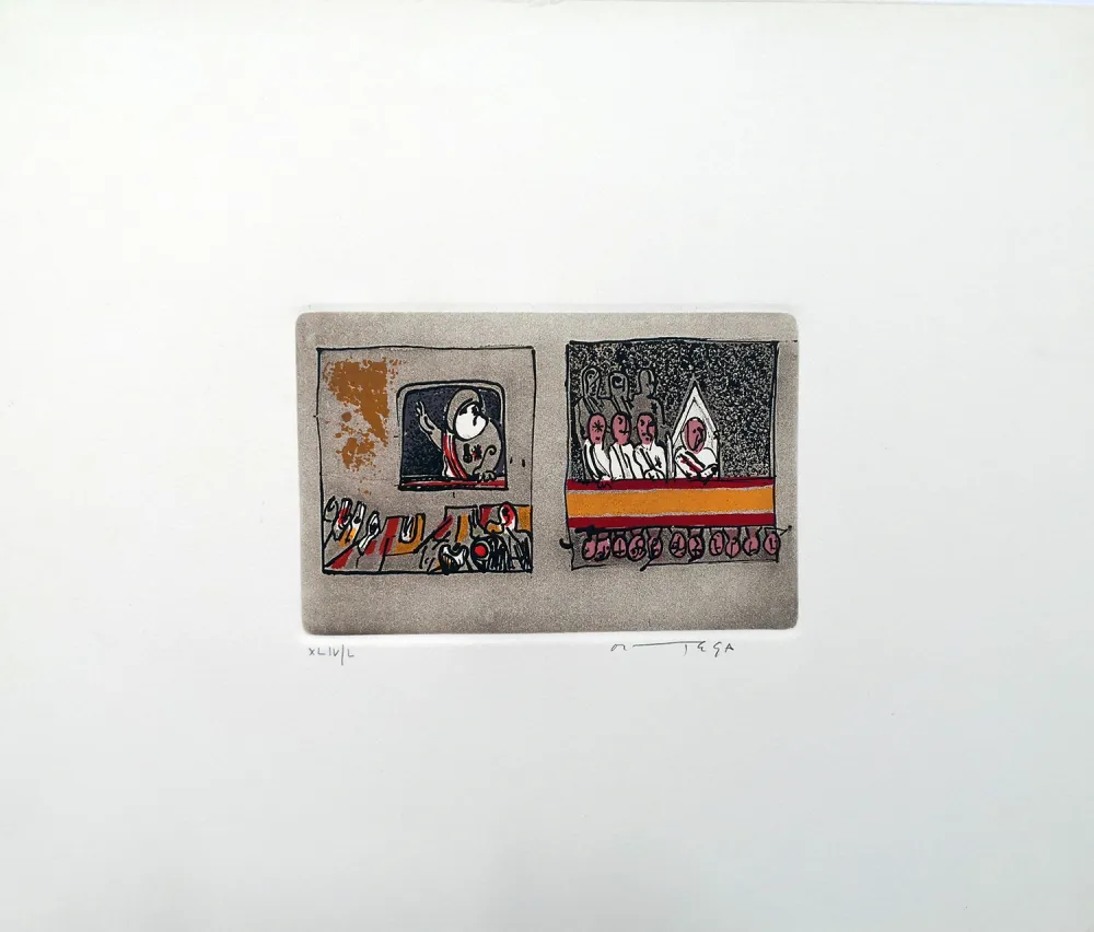 Офорт И Аквитанта Ortega - Dittatura