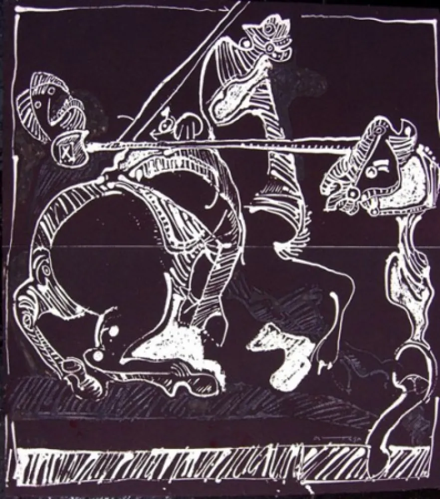 Офорт Ortega - ENFRENTAMIENTOS