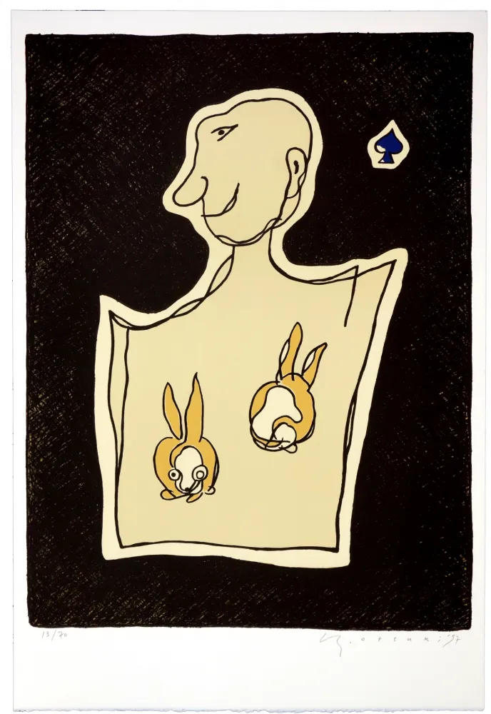 Литография Otsuki - As de pique