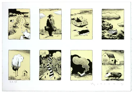 Литография Otsuki - Je ne rentre pas à la maison