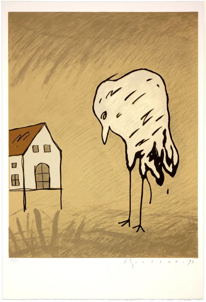 Литография Otsuki - Je rentre pas à la maison