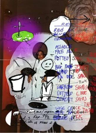 Цифровой Эстамп Oursler - Ear-Worm