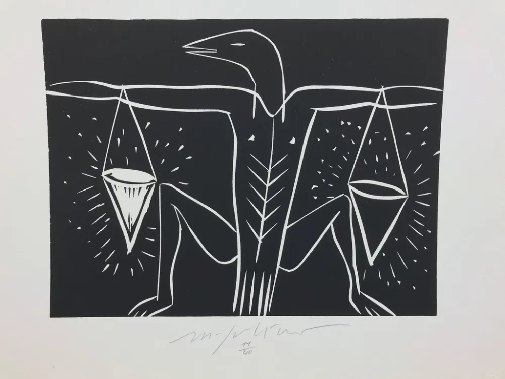 Гравюра Paladino - Bilancia