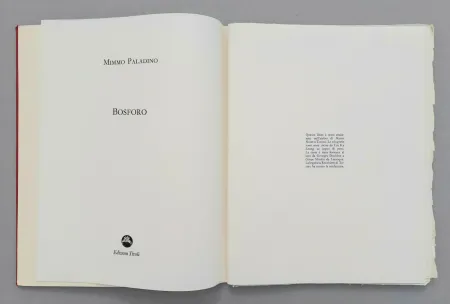 Линогравюра Paladino - Bosforo, 1982