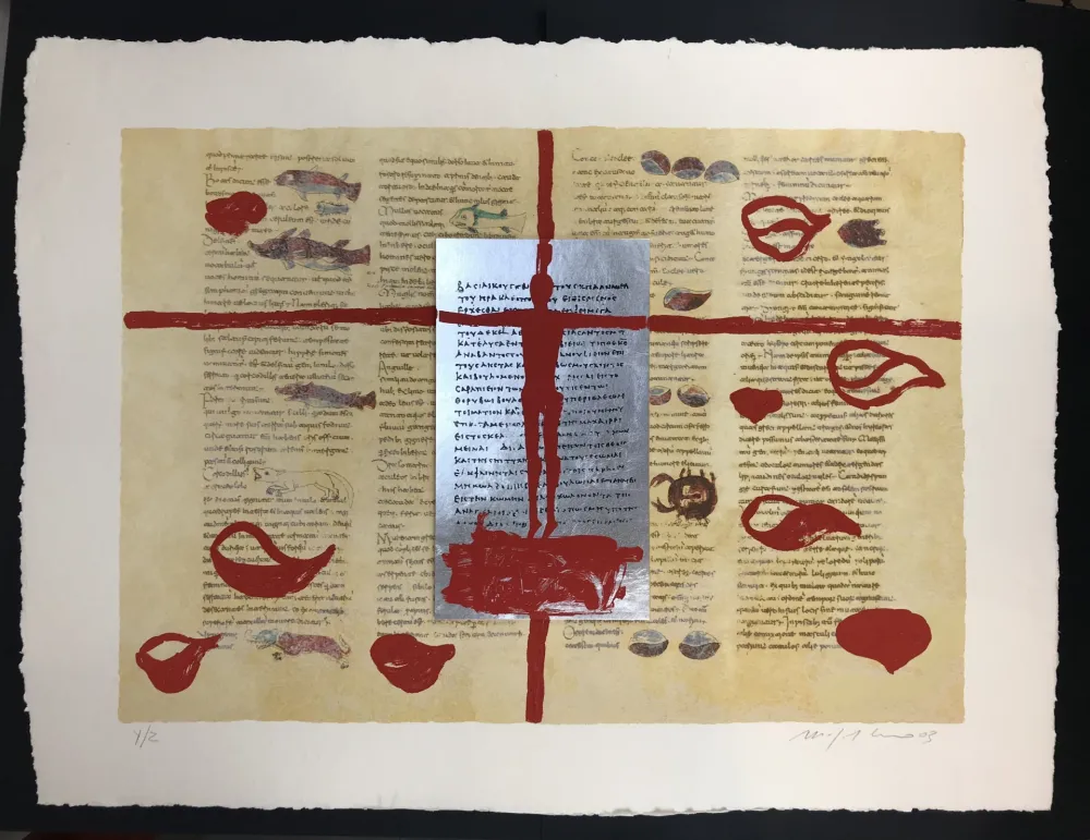 Многоэкземплярное Произведение Paladino - Complete folder with 8 works RABANUS MAURUS - De Universo 