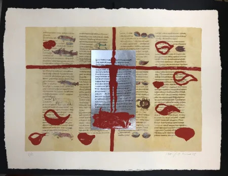 Многоэкземплярное Произведение Paladino - Complete folder with 8 works RABANUS MAURUS - De Universo 