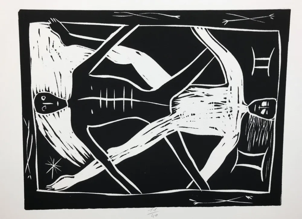 Гравюра Paladino - Gemelli