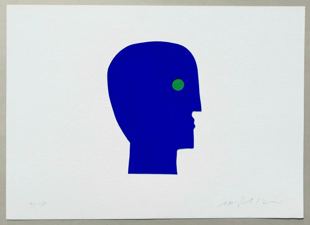 Сериграфия Paladino - I volti