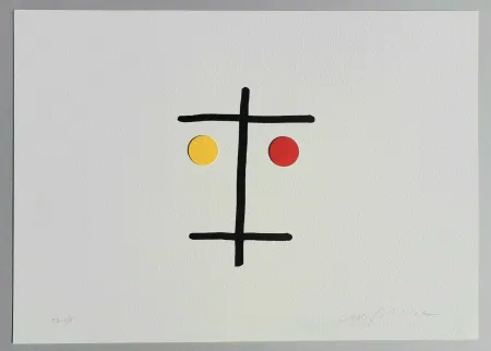 Сериграфия Paladino - I volti