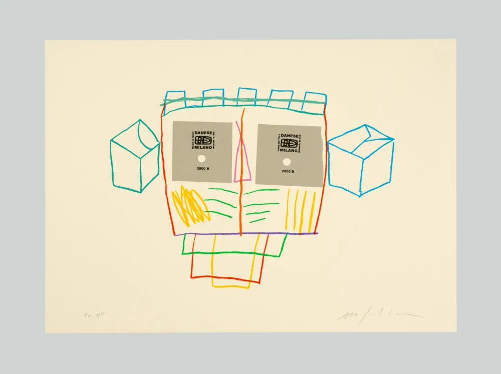 Сериграфия Paladino - I volti