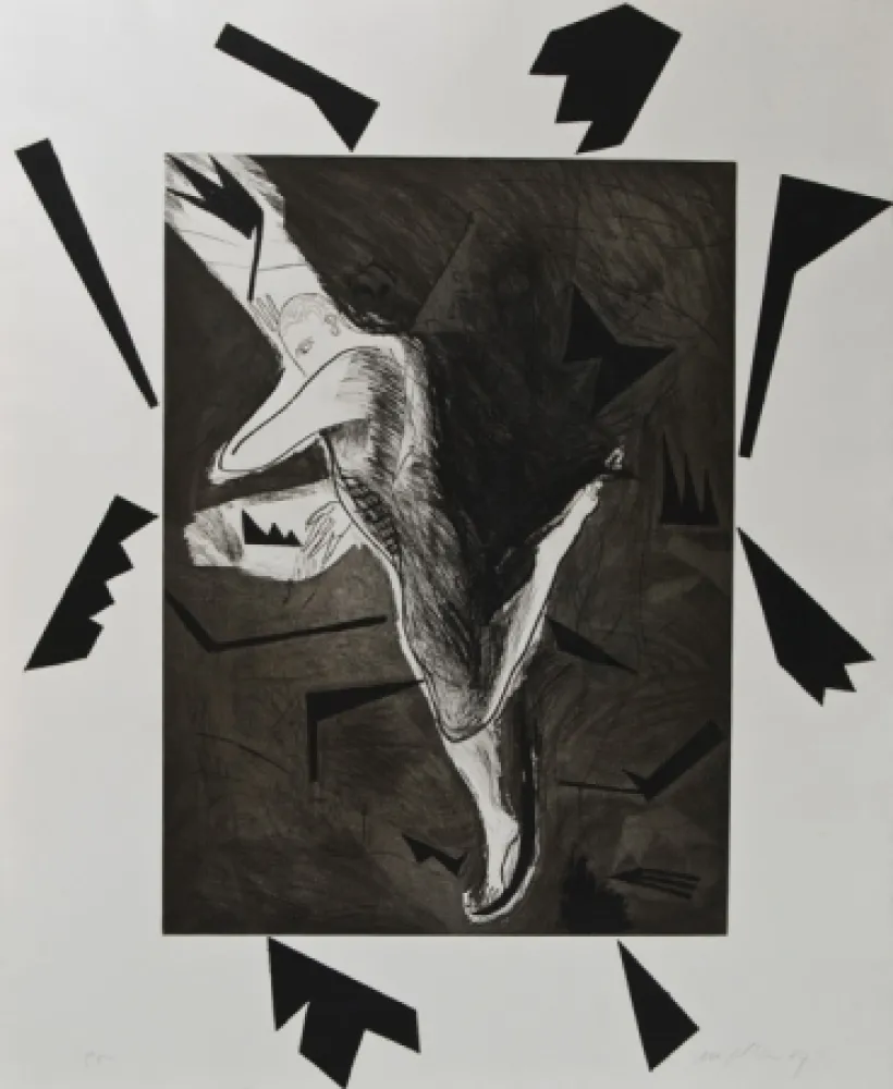 Акватинта Paladino - Il pattinatore