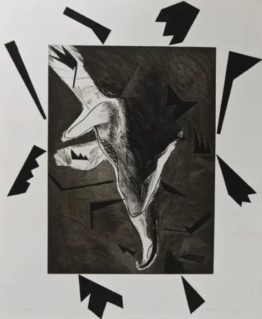 Акватинта Paladino - Il pattinatore