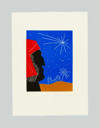 Линогравюра Paladino - La Divina Cometa