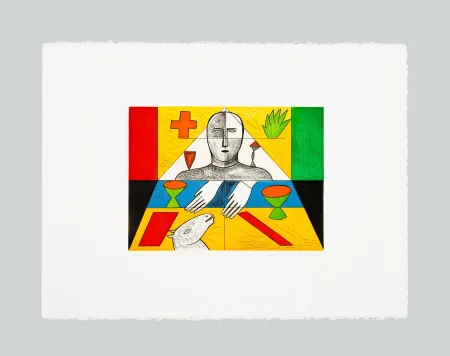 Офорт И Аквитанта Paladino - Matematico 1