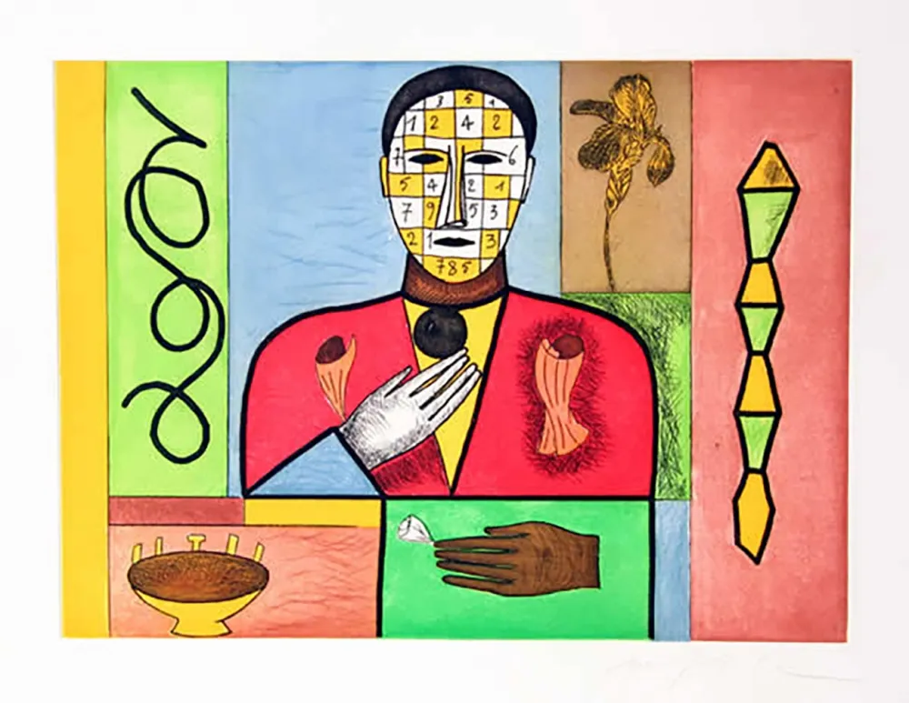 Офорт И Аквитанта Paladino - Mathematico 2