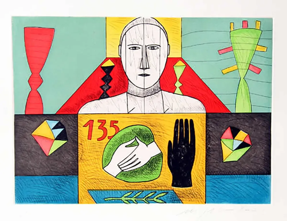 Офорт И Аквитанта Paladino - Mathematico 3