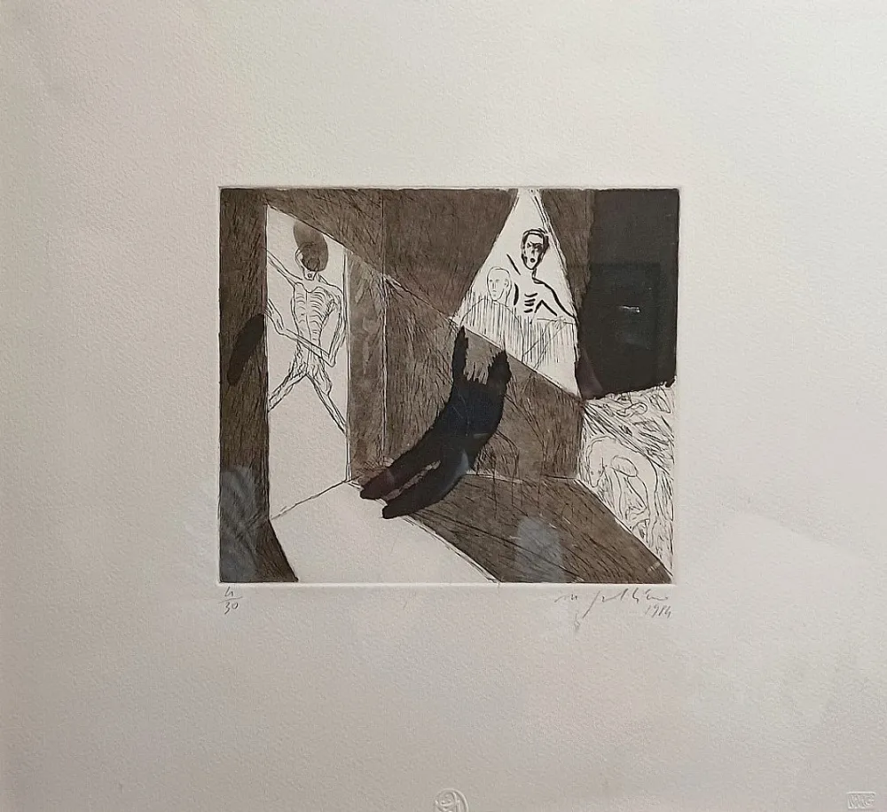 Гравюра Paladino - Necropolis