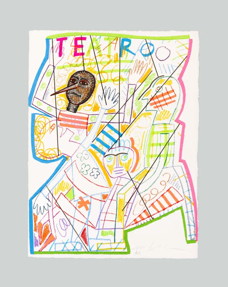 Сериграфия Paladino - Pinocchio