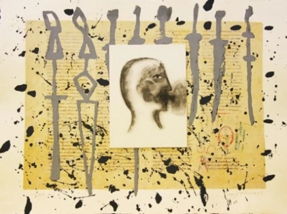 Офорт И Аквитанта Paladino - Rabanus Maurus