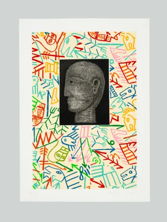 Линогравюра Paladino - Senza titolo